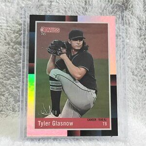 3/$25 Mint 2022 Panini Donruss Tyler Glasnow Holo L.P. 475/500 MLB Card 257!!